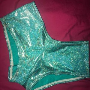 Holographic Seafoam Rave Bottoms ✨